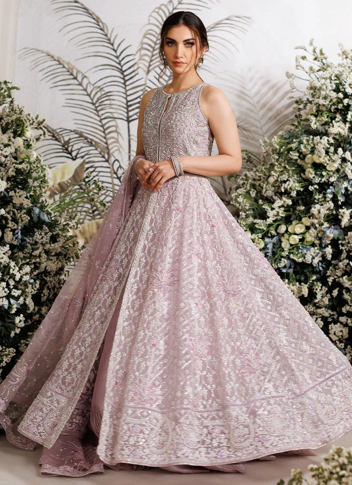 Farah Talib Aziz FTA Wedding Festive Iris Mauve Kalidaar