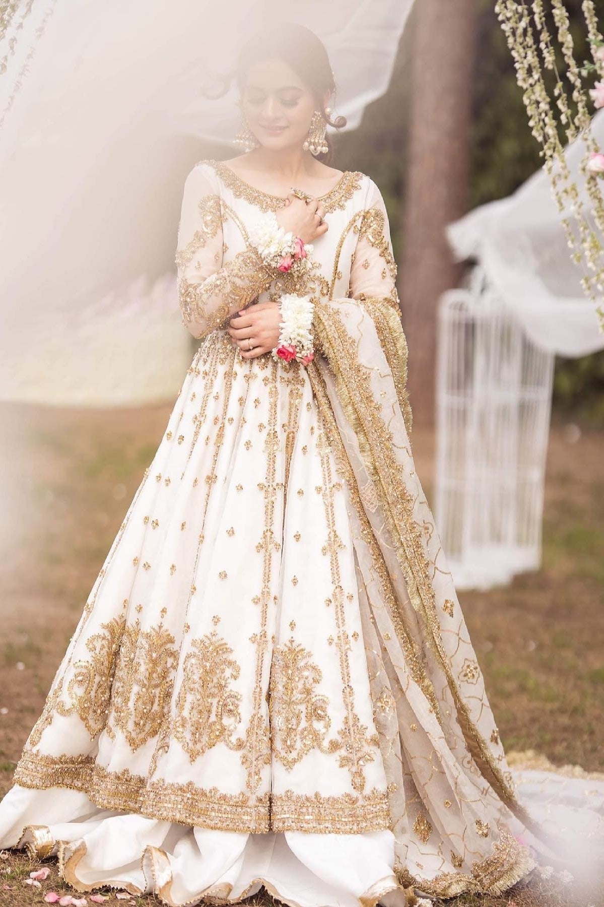 Maha Wajaht Net Embroidered Collection Formal Lehnga