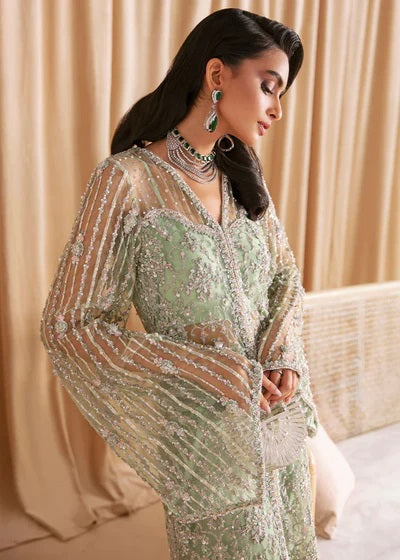 Kanwal Malik Hand Embroidered Net Gown Unstitched MISHA