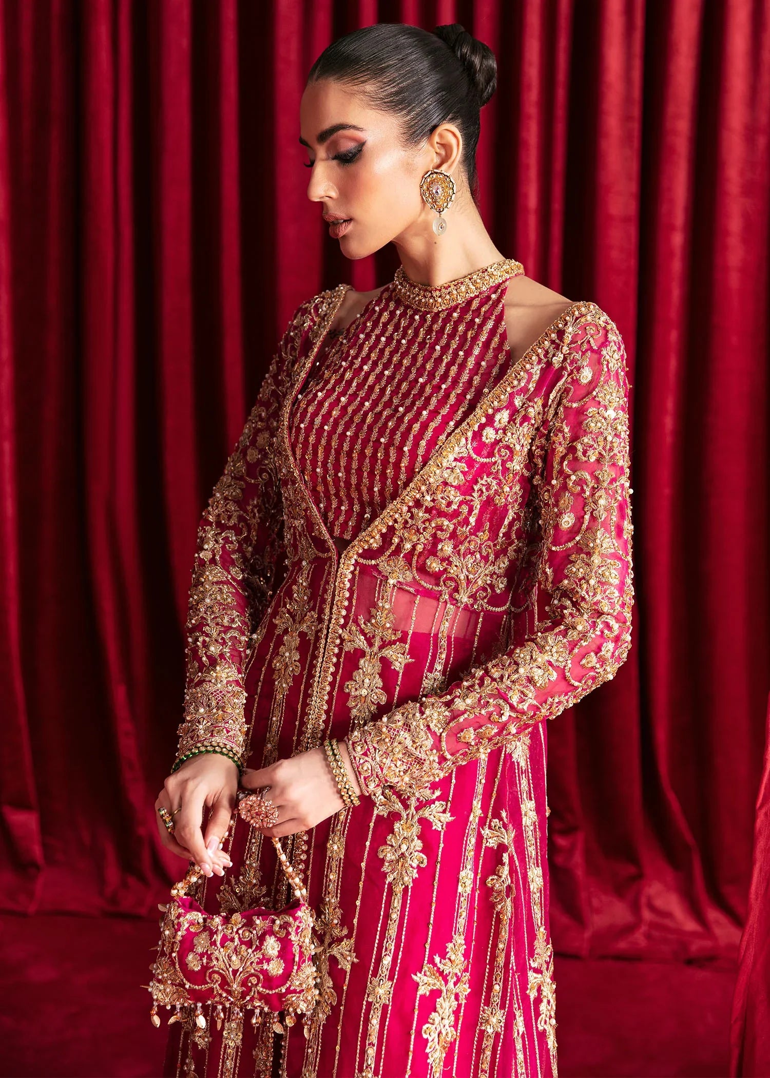 Kanwal Malik Wedding Couture Unstitched 3 Pieces Sajni – HANIYA