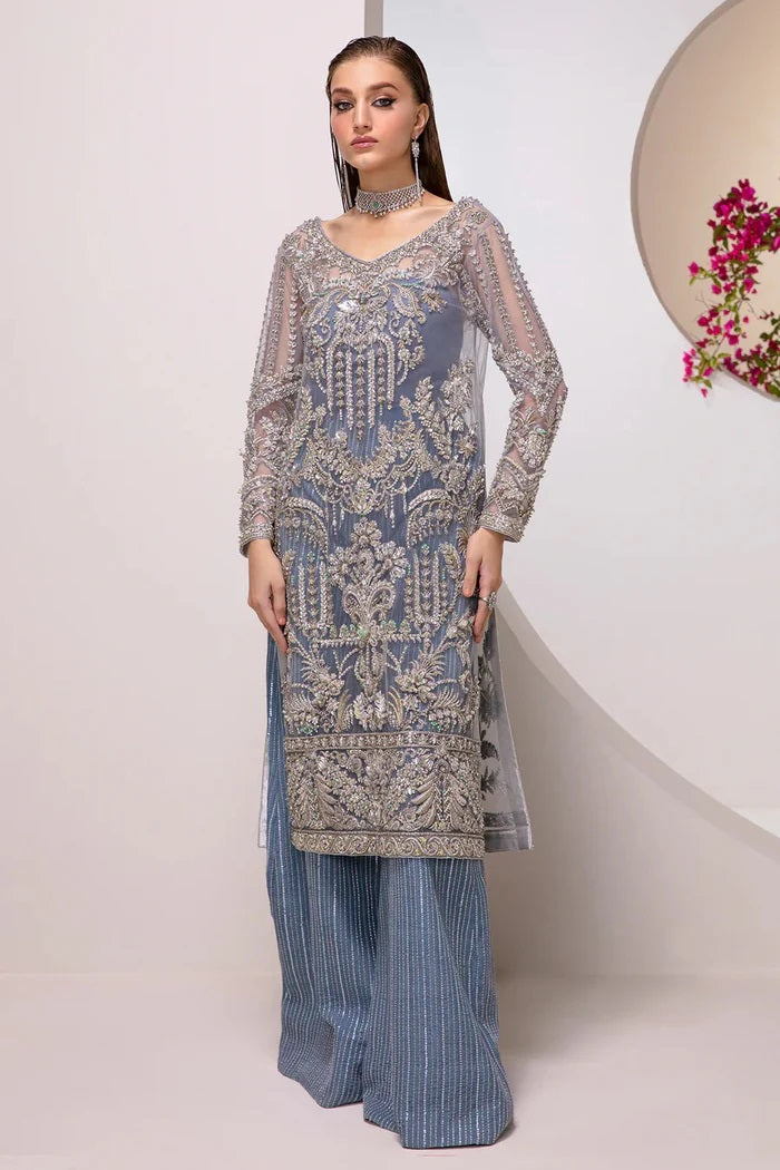 Madiha Awais Couture Net Embroidered Unstitched MOONLIGHT