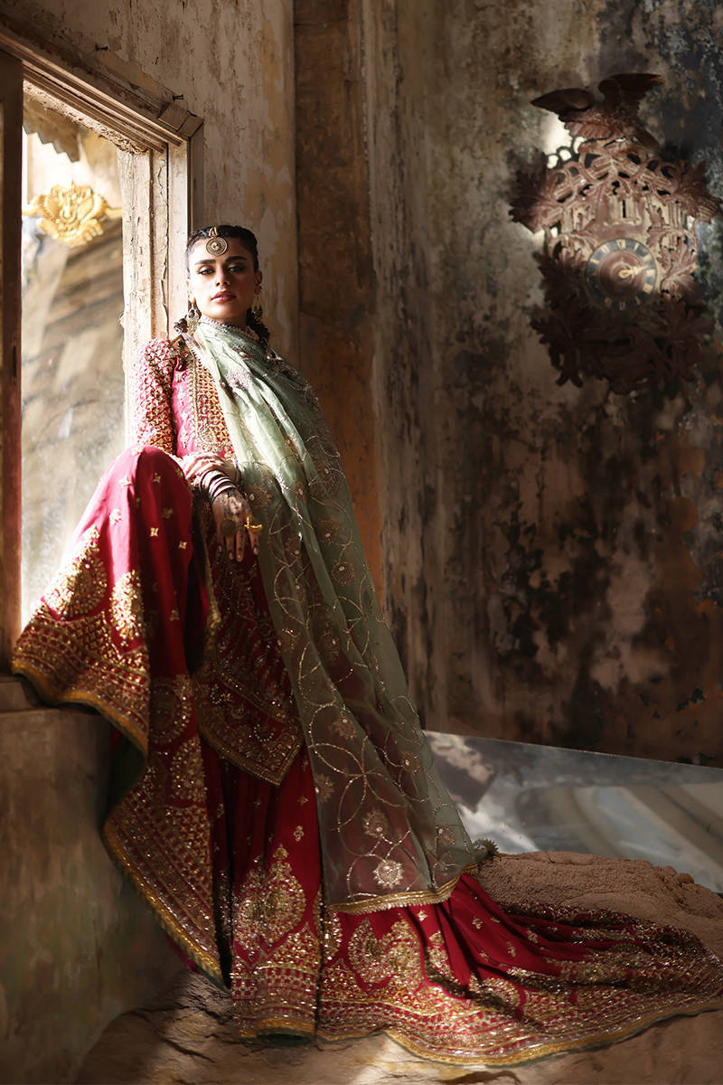 Moshsin Naveed Ranjha Orgnaza Hand Made Collection Ruhi Begum