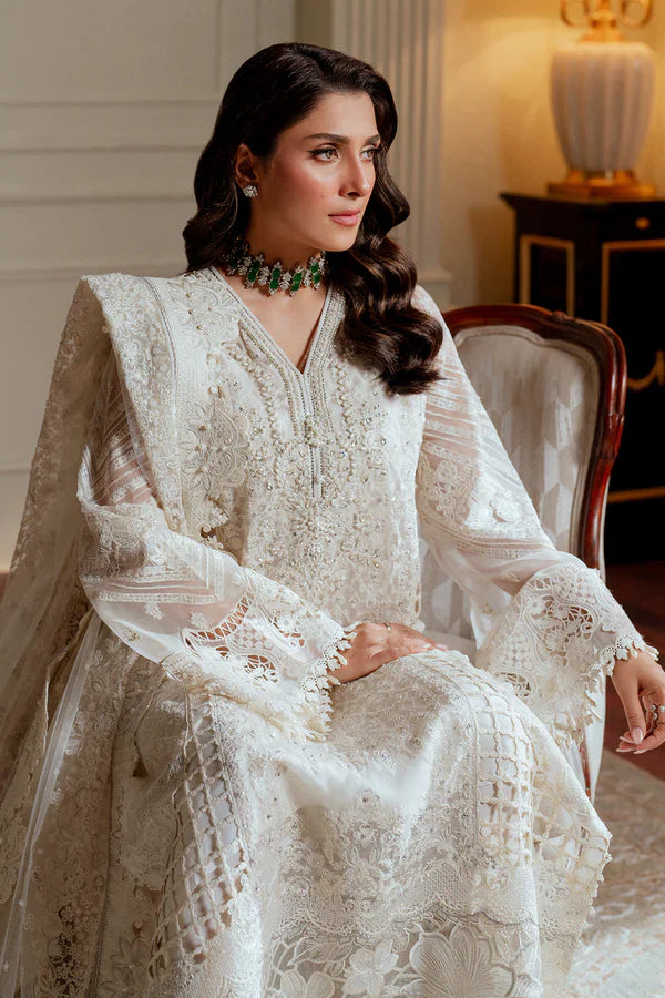 Baroque Luxury Pure Chiffon Embroidered Collection BQU-CH13-02