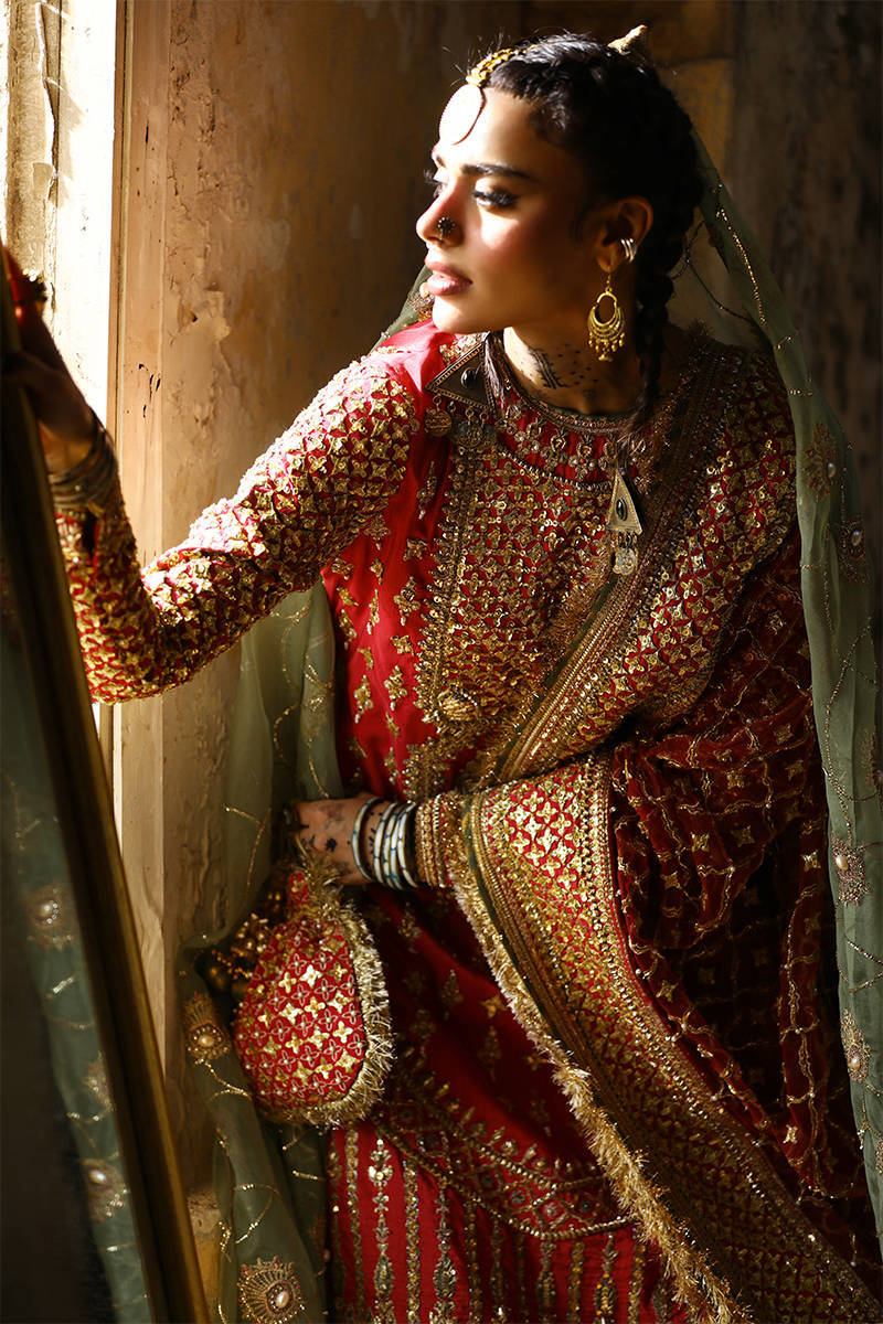 Moshsin Naveed Ranjha Orgnaza Hand Made Collection Ruhi Begum