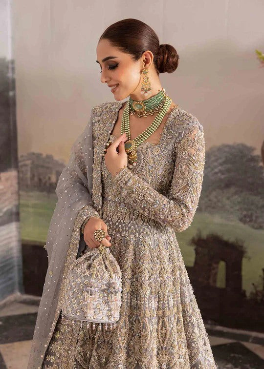 KANWAL MALIK BRIDAL COUTURE HAND EMBLISHMENT NET EMBROIDERED TANIA