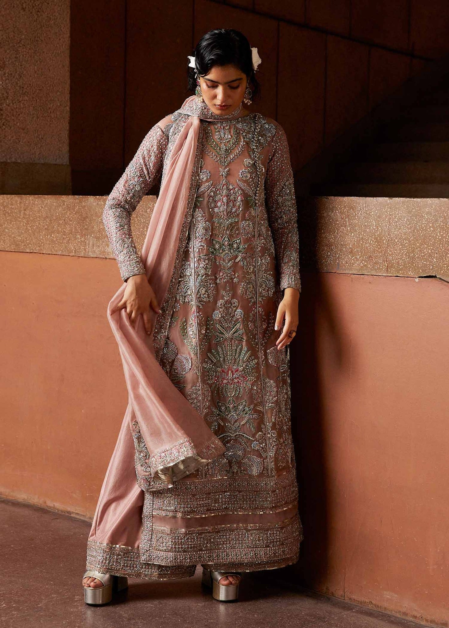 Hussain Rehar Parday Ke Peechay Organza Embroidered Verve