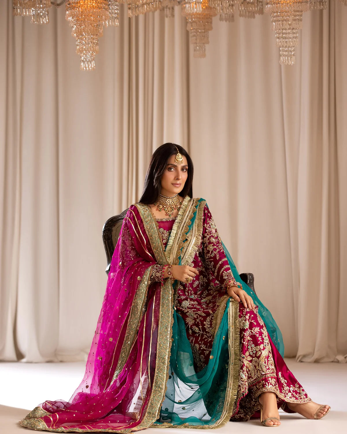 Tabya New Arrival Wedding Collection Hand Embroidered Raw Silk TABEER