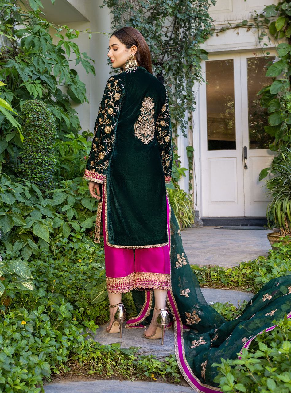 Zainab Chottani Velvet Collection Pareeshay 3 Pieces Unstitched Z-03