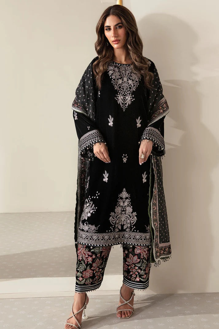 Jazmine Embroidered Micro Velvet Formal VF-2013 Luxury Collection