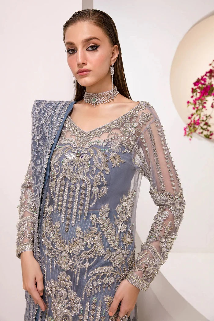 Madiha Awais Couture Net Embroidered Unstitched MOONLIGHT