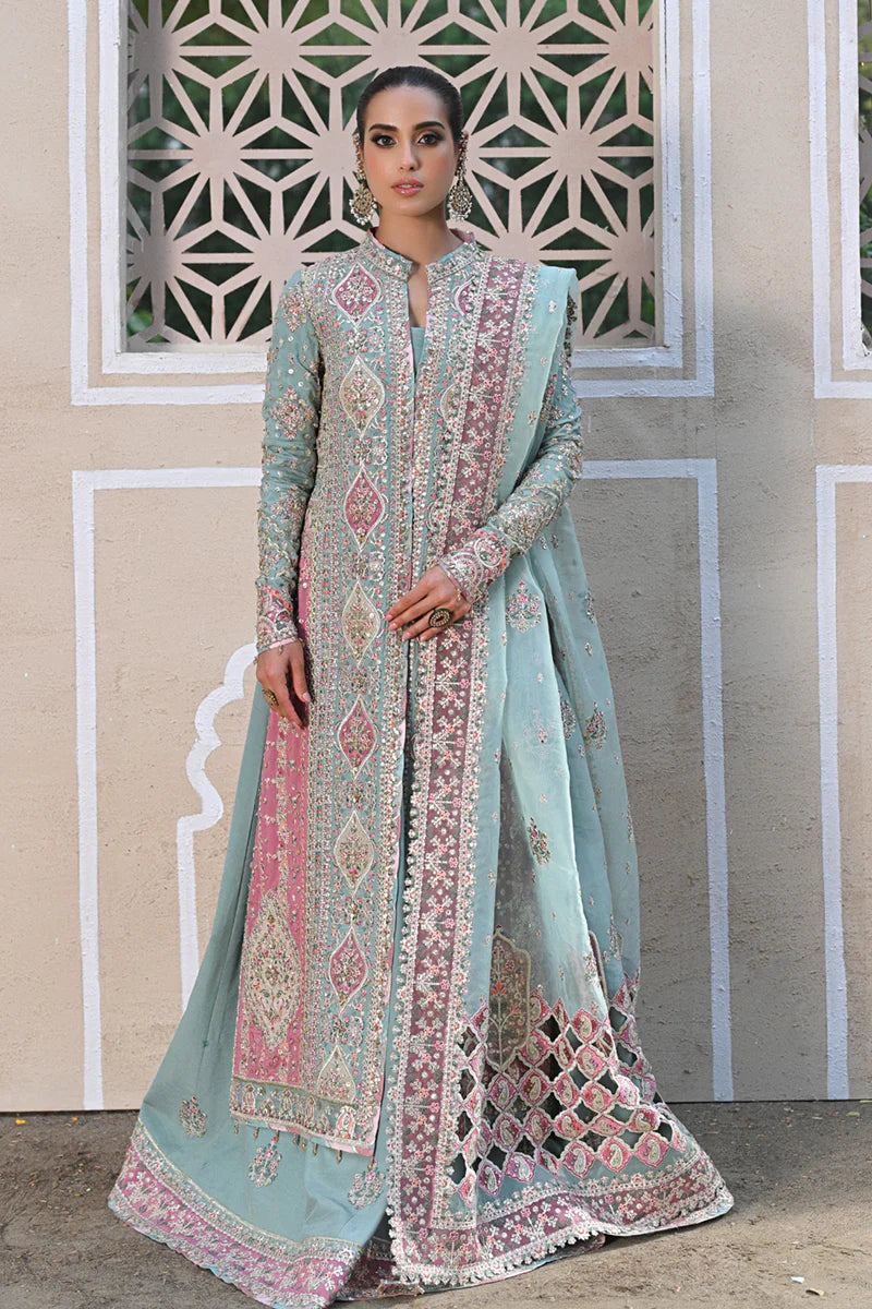 Qalamkar Wedding Festive Luxury Raw Silk With Hand Embroidered Suits 05 NEVA