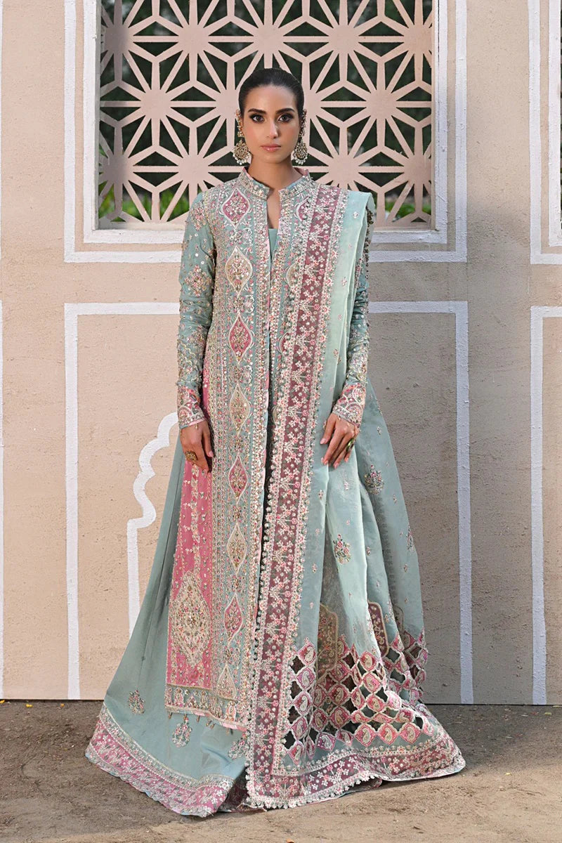 Qalamkar Wedding Festive Luxury Raw Silk With Hand Embroidered Suits 05 NEVA