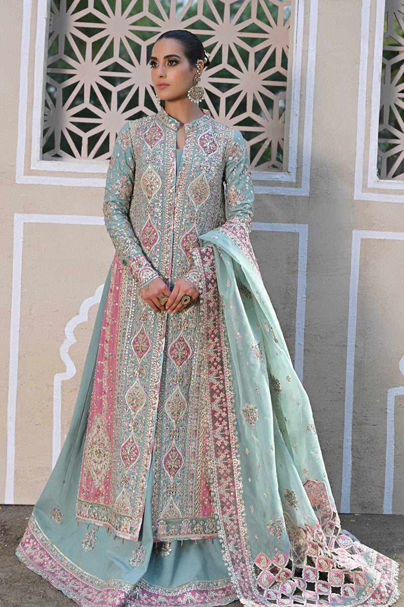 Qalamkar Wedding Festive Luxury Raw Silk With Hand Embroidered Suits 05 NEVA