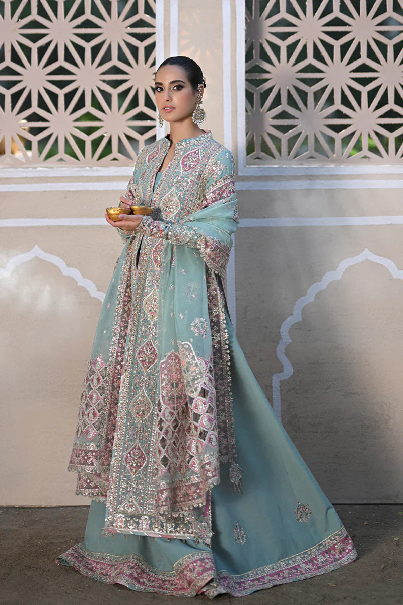 Qalamkar Wedding Festive Luxury Raw Silk With Hand Embroidered Suits 05 NEVA